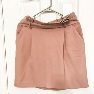 Pink High-waisted Skirt